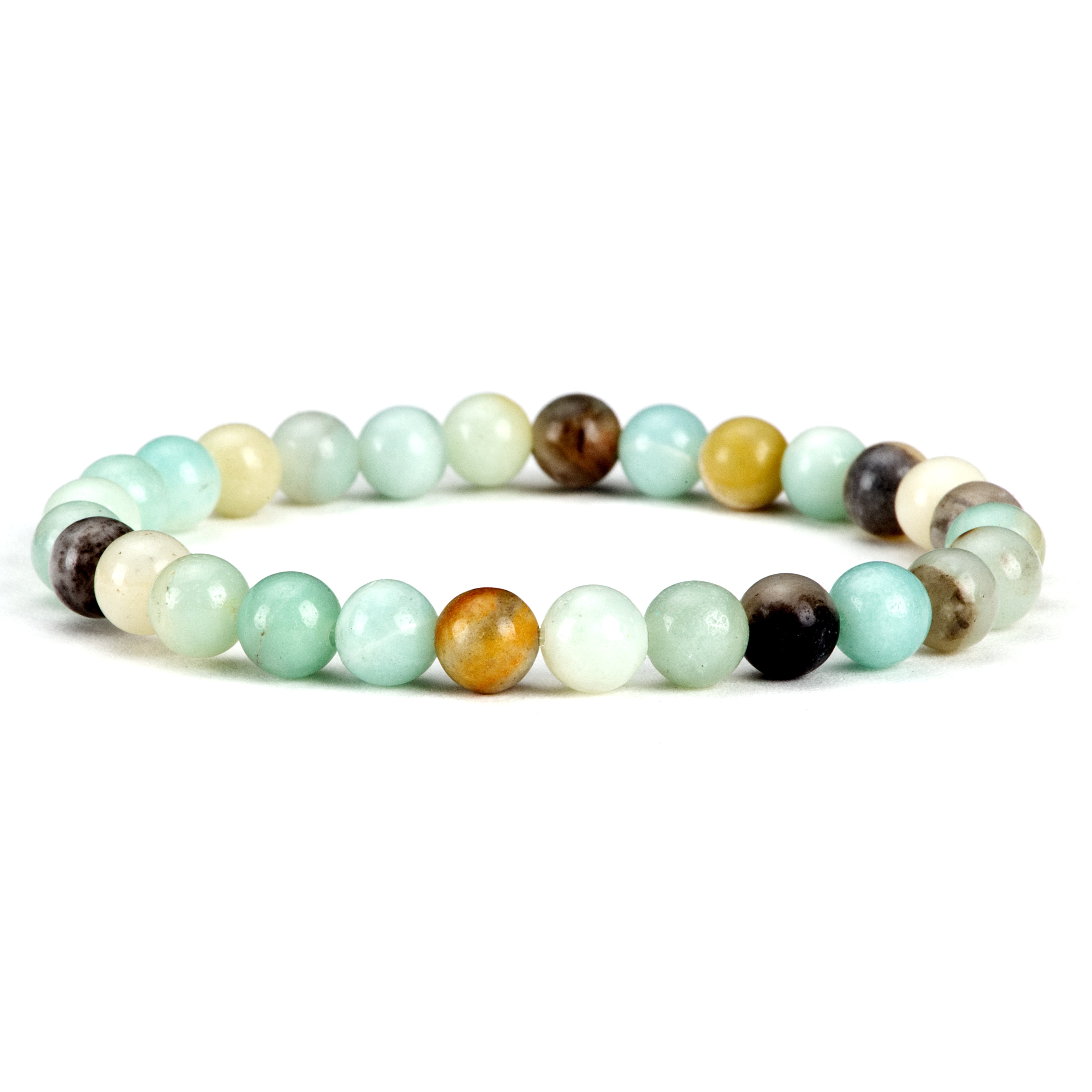 Cherry Tree Collection | Stretch Bracelet | 6mm Beads (Amazonite Multi