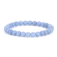 Cherry Tree Collection | Stretch Bracelet | 6mm Beads (Angelite)