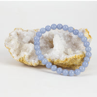 Cherry Tree Collection | Stretch Bracelet | 6mm Beads (Angelite)