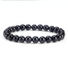 Stretch Bracelet | 6mm Beads (Black Agate)