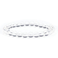 Cherry Tree Collection | Stretch Bracelet | 6mm Beads (Clear Quartz)