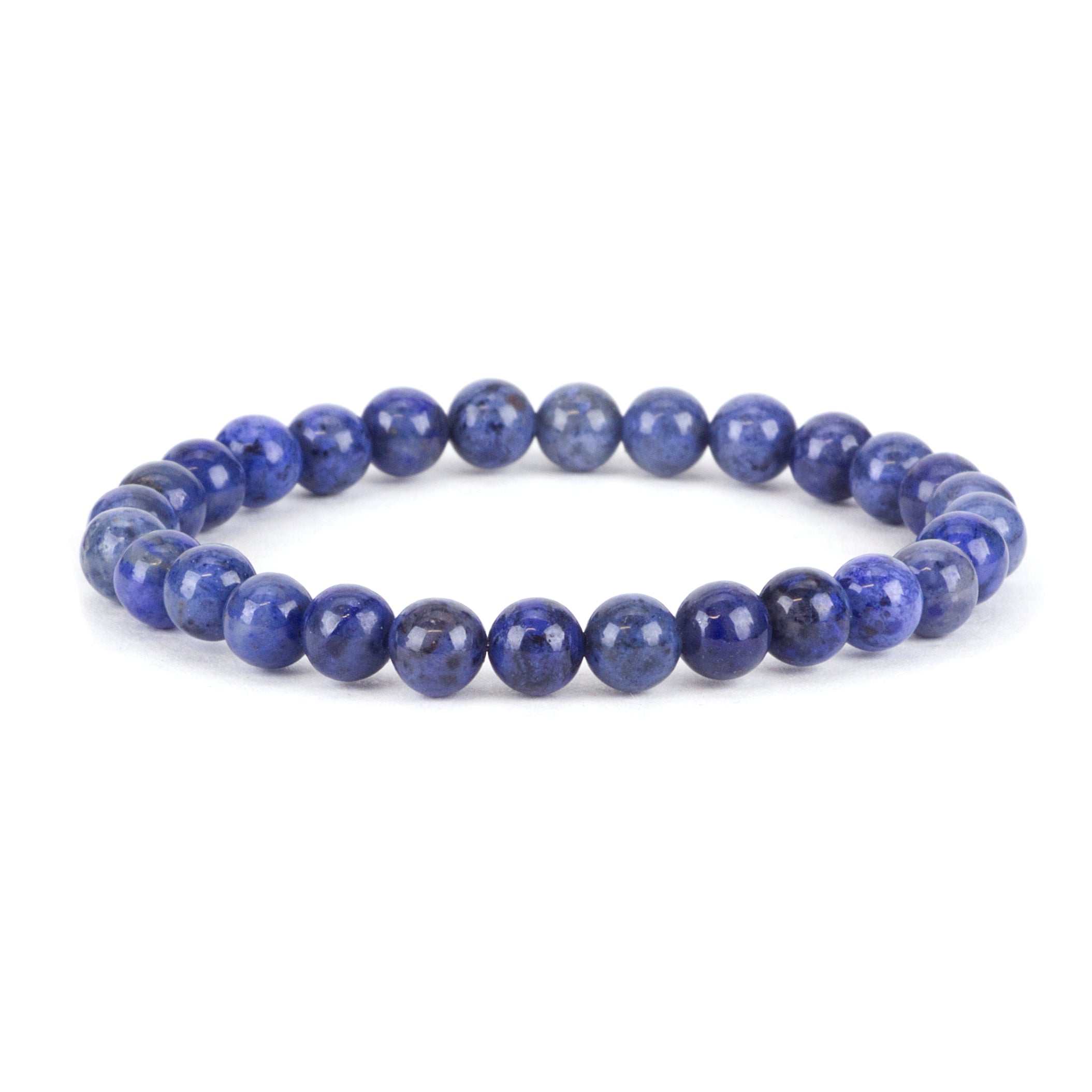 Cherry Tree Collection | Stretch Bracelet | 6mm Beads (Dumortierite)