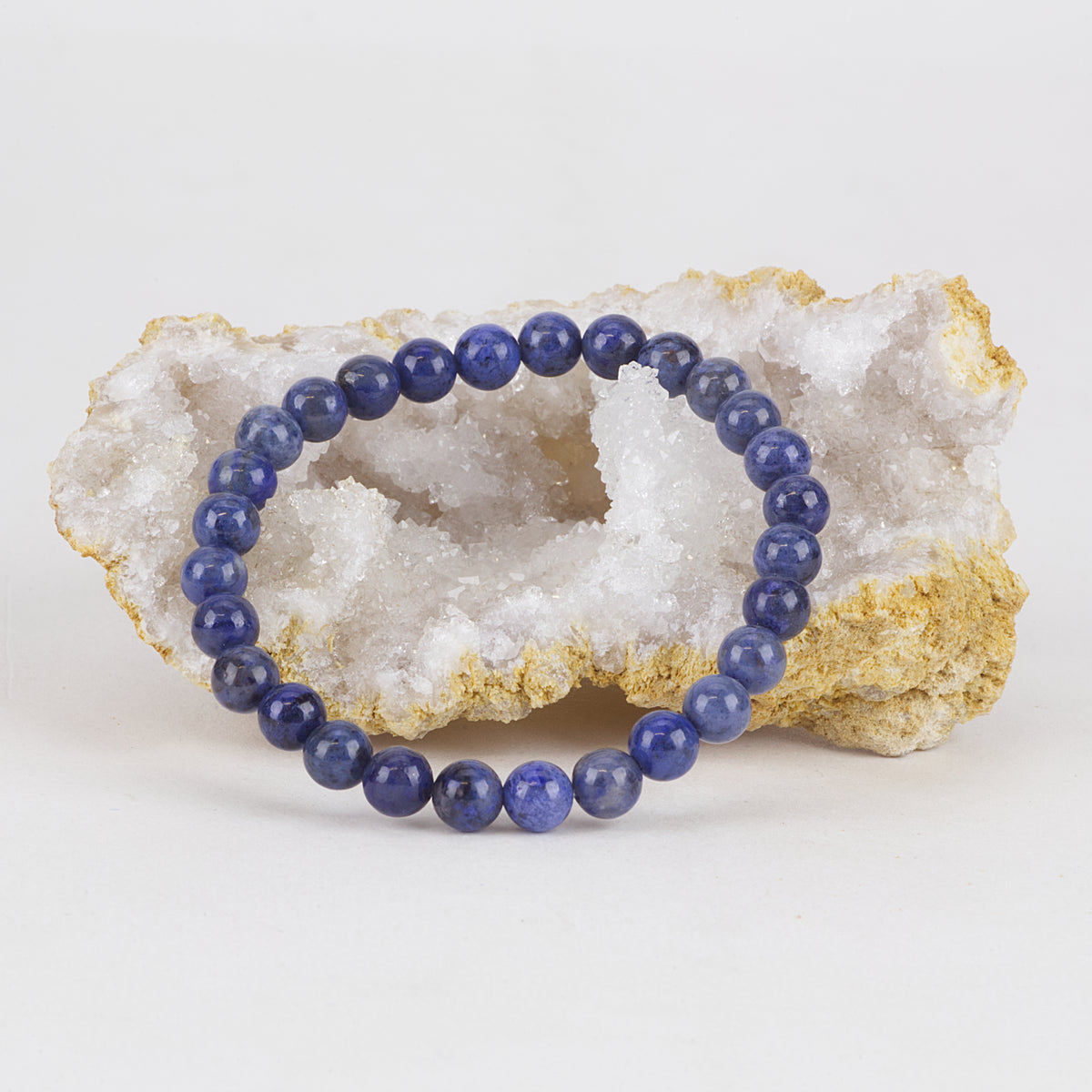 Stretch Bracelet | 6mm Beads (Dumortierite)