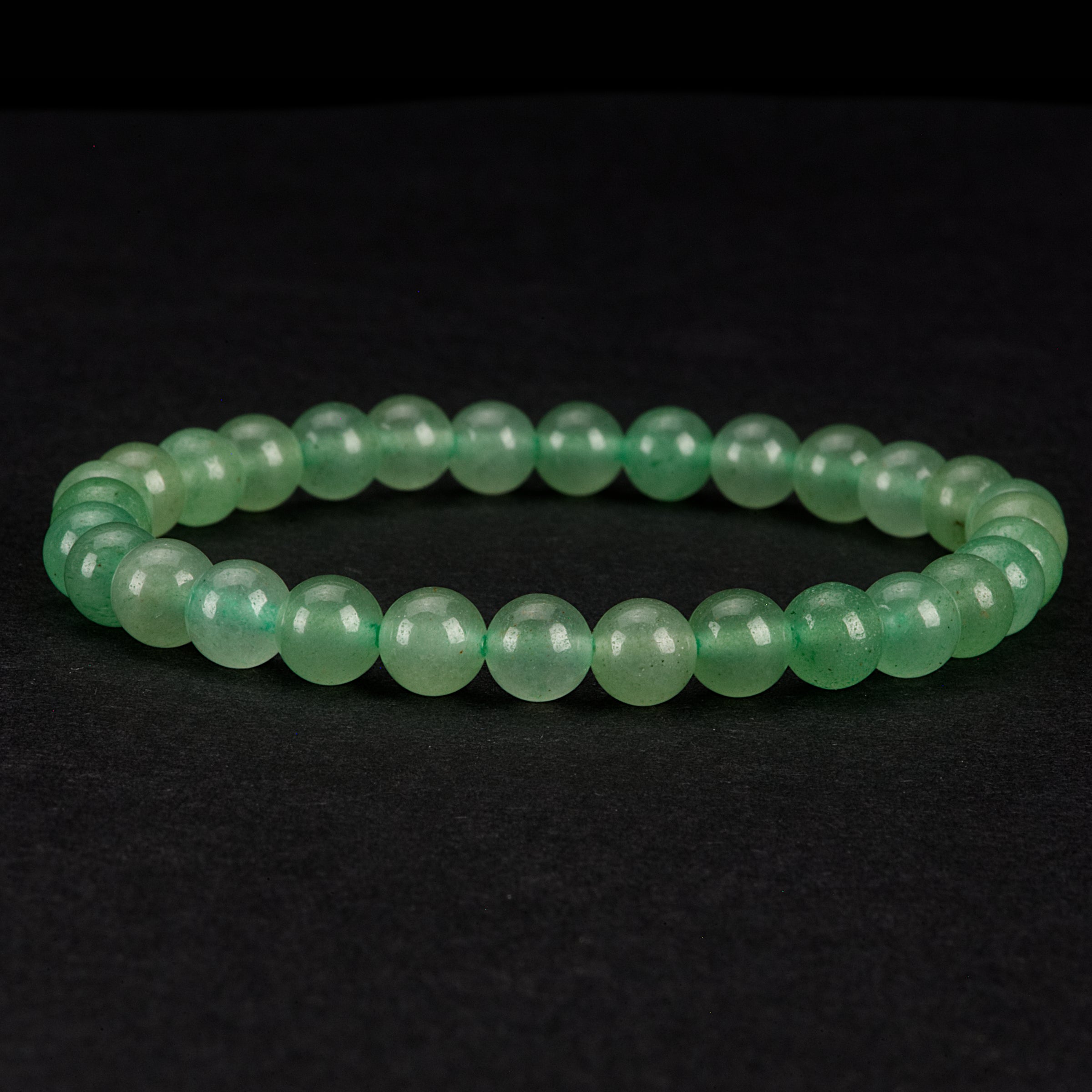 Stretch Bracelet | 6mm Beads (Green Aventurine)