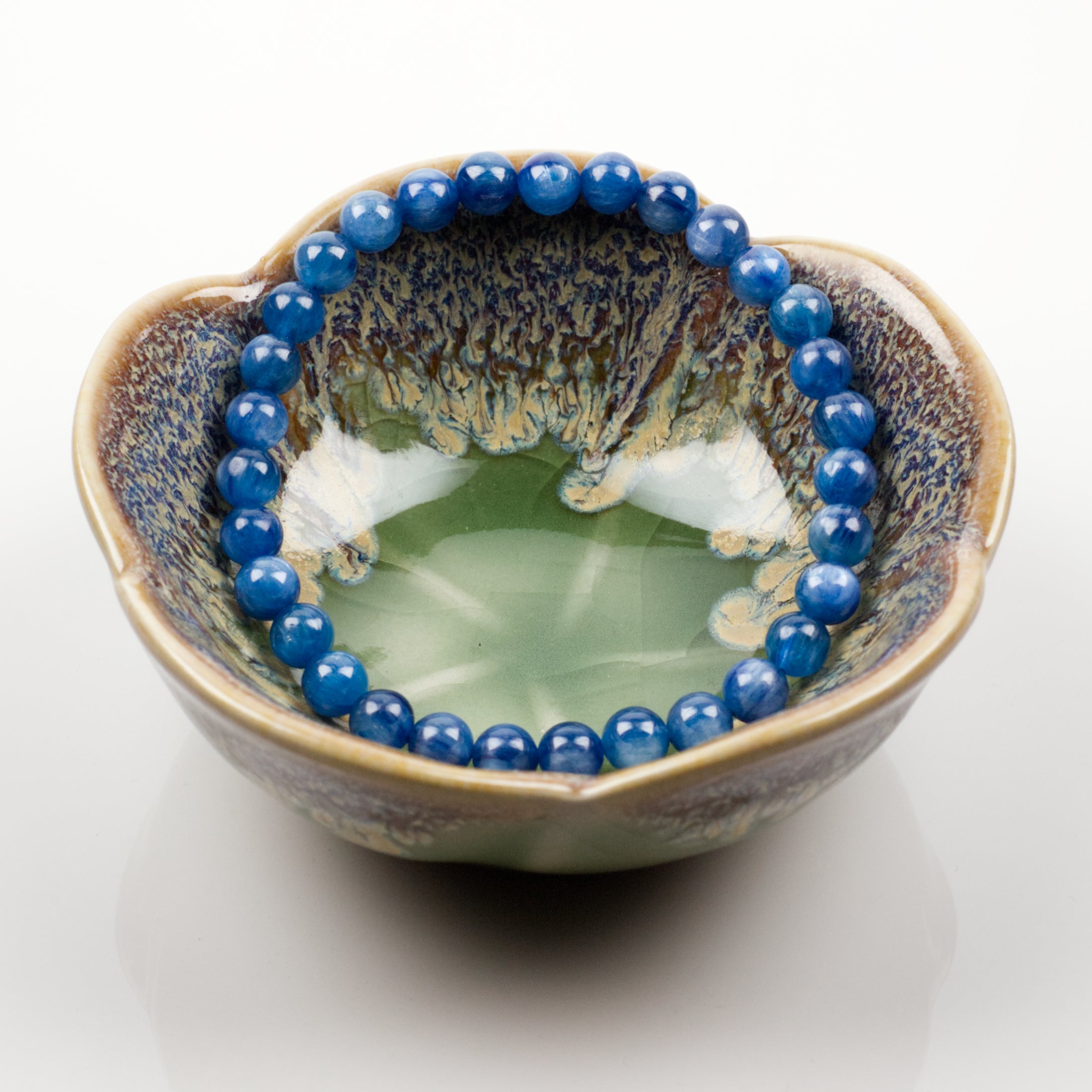 Cherry Tree Collection | Stretch Bracelet | 6mm Beads (Kyanite)