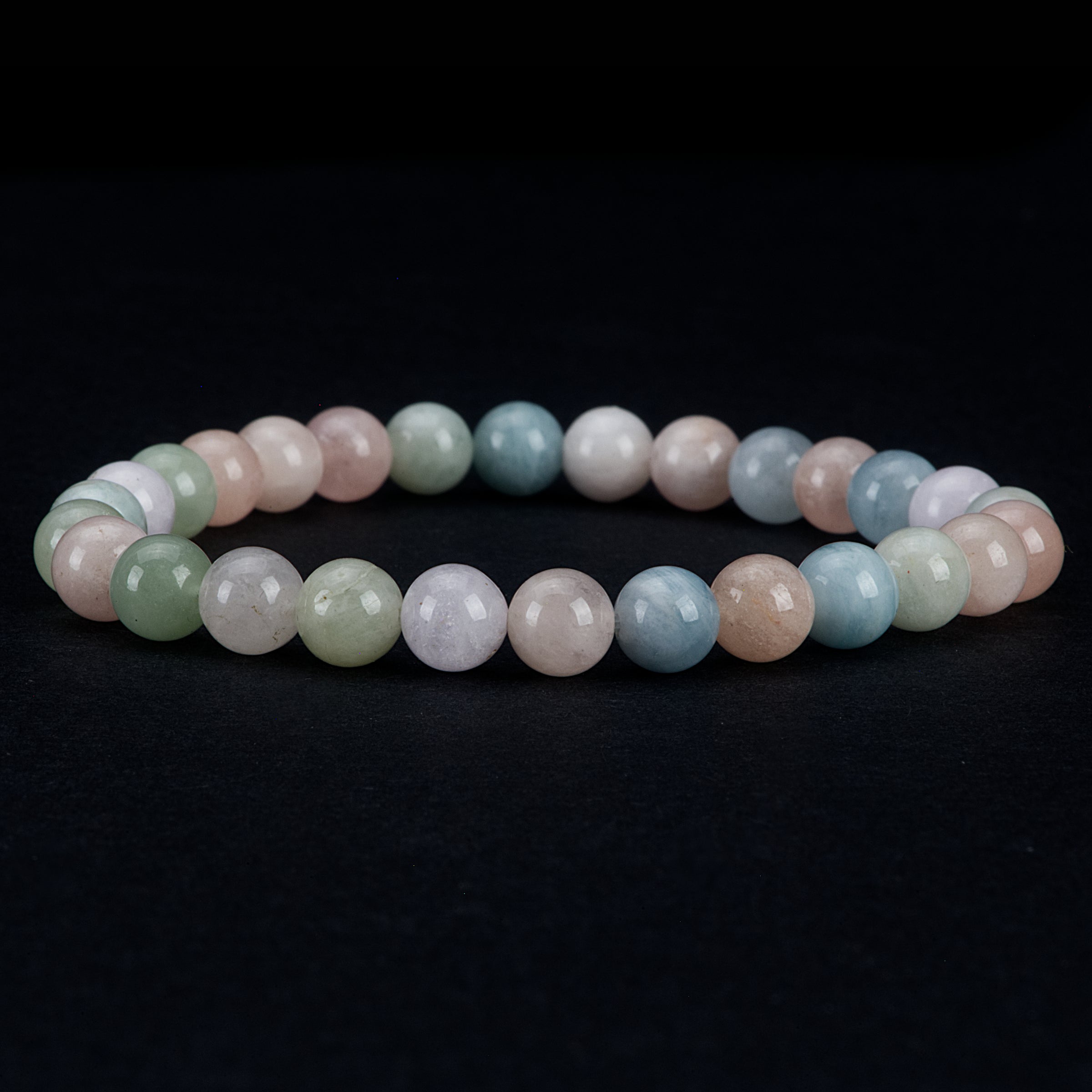 Cherry Tree Collection | Stretch Bracelet | 6mm Beads (Multi-Beryl)