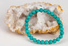 Cherry Tree Collection | Stretch Bracelet | 6mm Beads (Turquoise Howlite)