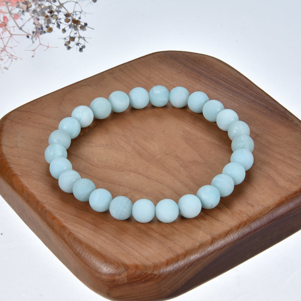 Stretch Bracelet | 8mm Beads (Amazonite Matte)