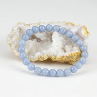 Cherry Tree Collection | Stretch Bracelet | 8mm Beads (Angelite)