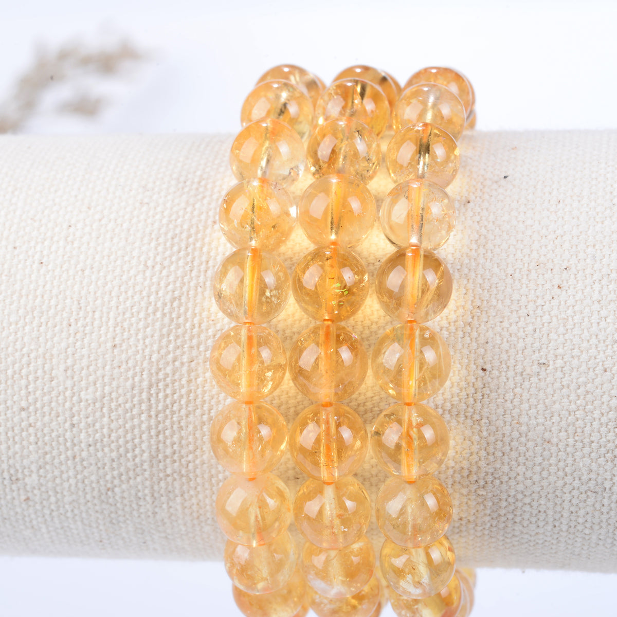 Stretch Bracelet | 8mm Beads (Citrine)