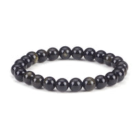 Cherry Tree Collection | Stretch Bracelet | 8mm Beads (Golden Obsidian)