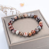 Cherry Tree Collection | Stretch Bracelet | 8mm Beads (Laguna Lace Agate)