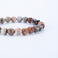 Stretch Bracelet | 8mm Beads (Laguna Lace Agate)