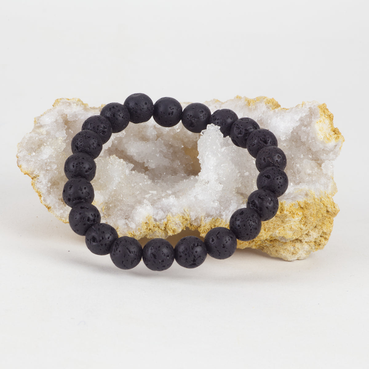 Stretch Bracelet | 8mm Beads (Lava)