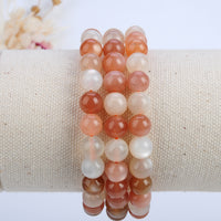 Cherry Tree Collection | Stretch Bracelet | 8mm Beads (Multi-Color Moonstone)