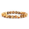 Cherry Tree Collection | Stretch Bracelet | 8mm Beads (Picture Jasper)
