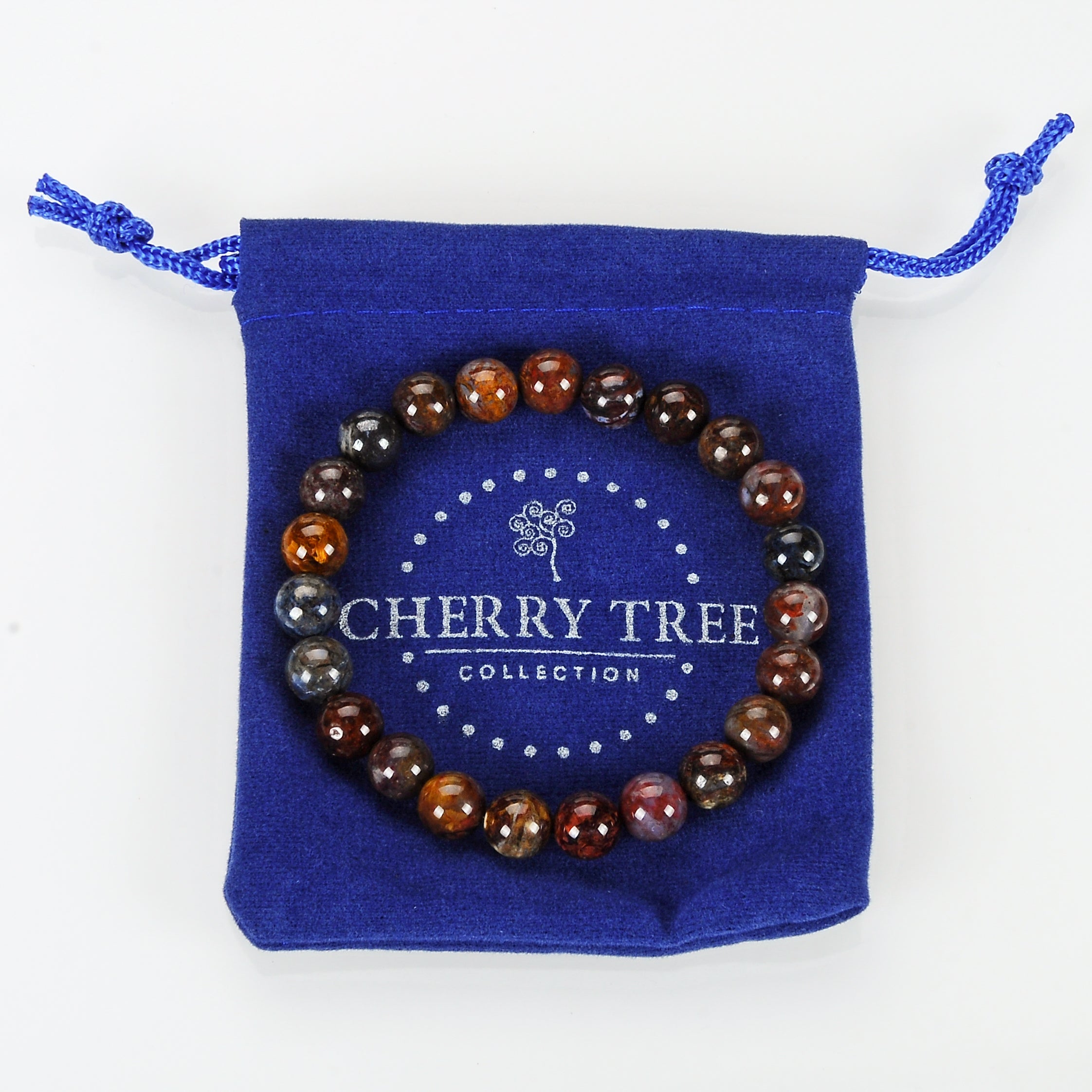 Stretch Bracelet | 8mm Beads (Pietersite)