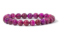Stretch Bracelet | 8mm Beads (Pink Crazy Lace Agate)