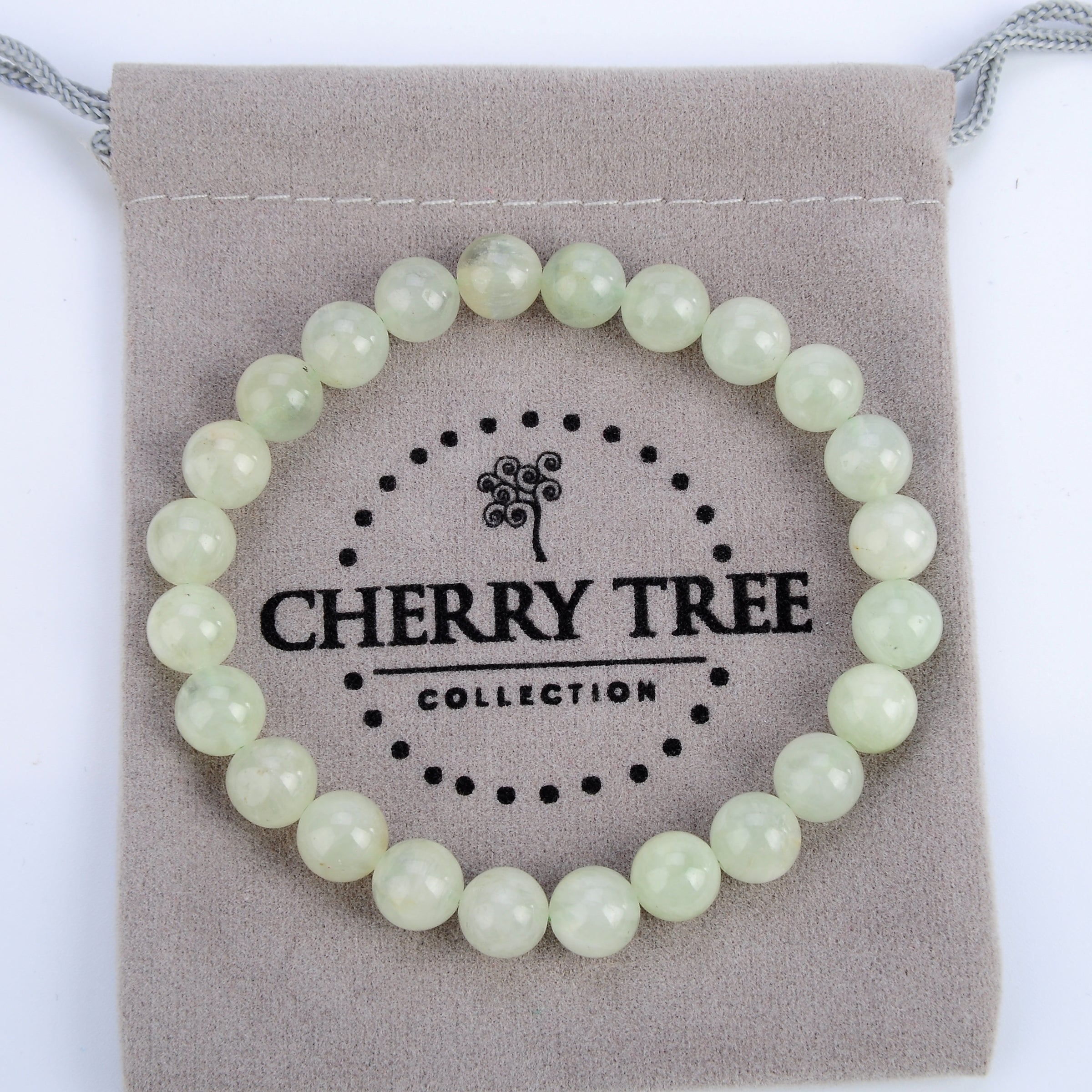 Stretch Bracelet | 8mm Beads (Prehnite)