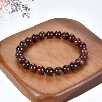 Stretch Bracelet | 8mm Beads (Red Brecciated Jasper)