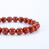 Stretch Bracelet | 8mm Beads (Red Jasper - Burnt Orange)