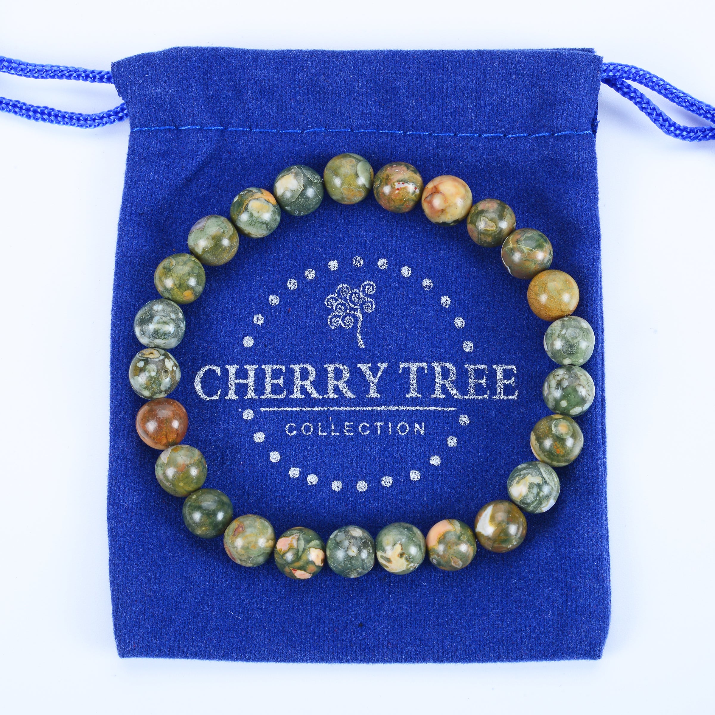 Stretch Bracelet | 8mm Beads (Rhyolite A)