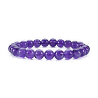 Cherry Tree Collection | Stretch Bracelet | 8mm Beads (Amethyst)