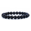 Cherry Tree Collection | Stretch Bracelet | 8mm Beads (Black Agate)