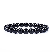 Stretch Bracelet | 8mm Beads (Black Tourmaline)
