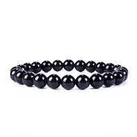 Cherry Tree Collection | Stretch Bracelet | 8mm Beads (Black Tourmaline)
