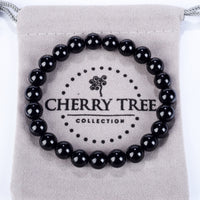 Stretch Bracelet | 8mm Beads (Black Tourmaline)