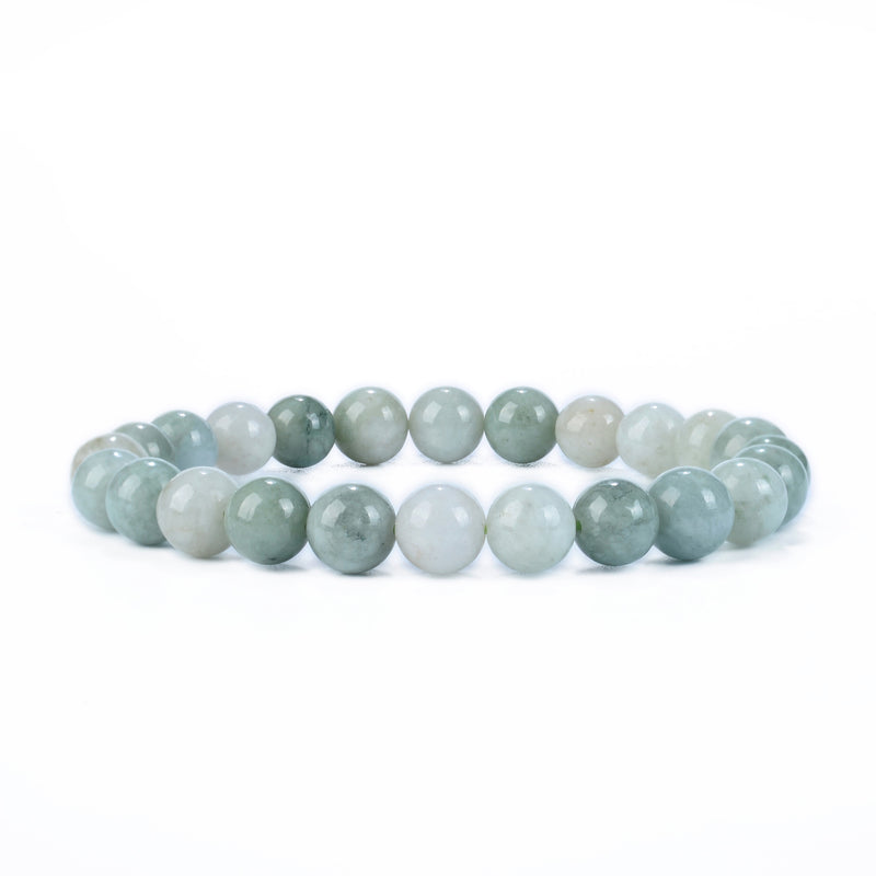 Cherry Tree Collection | Stretch Bracelet | 8mm Beads (Burma Jade)