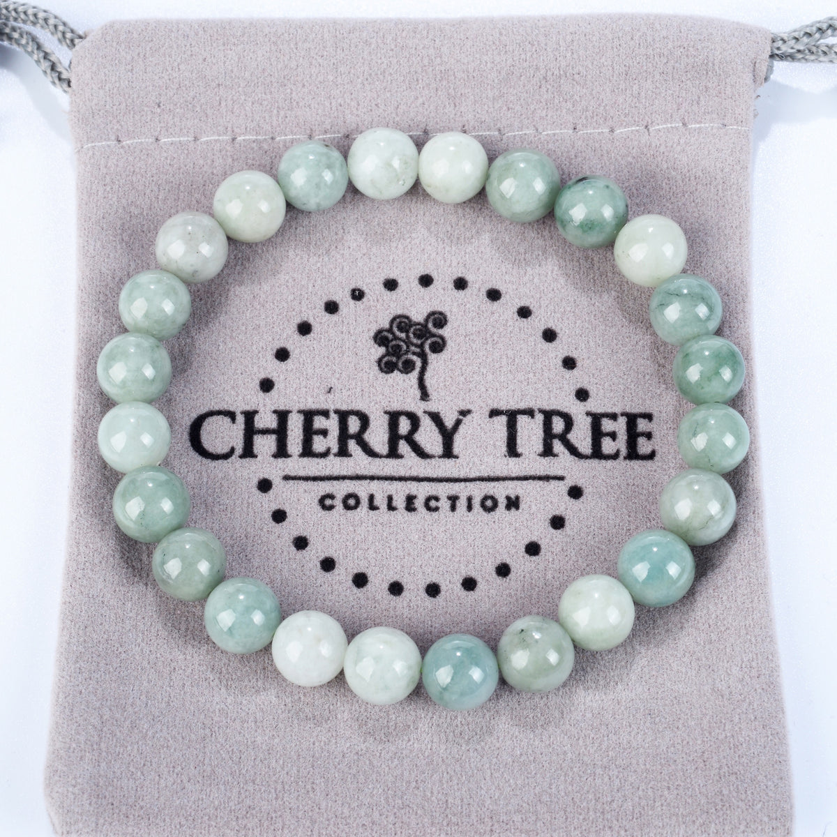 Stretch Bracelet | 8mm Beads (Burma Jade)