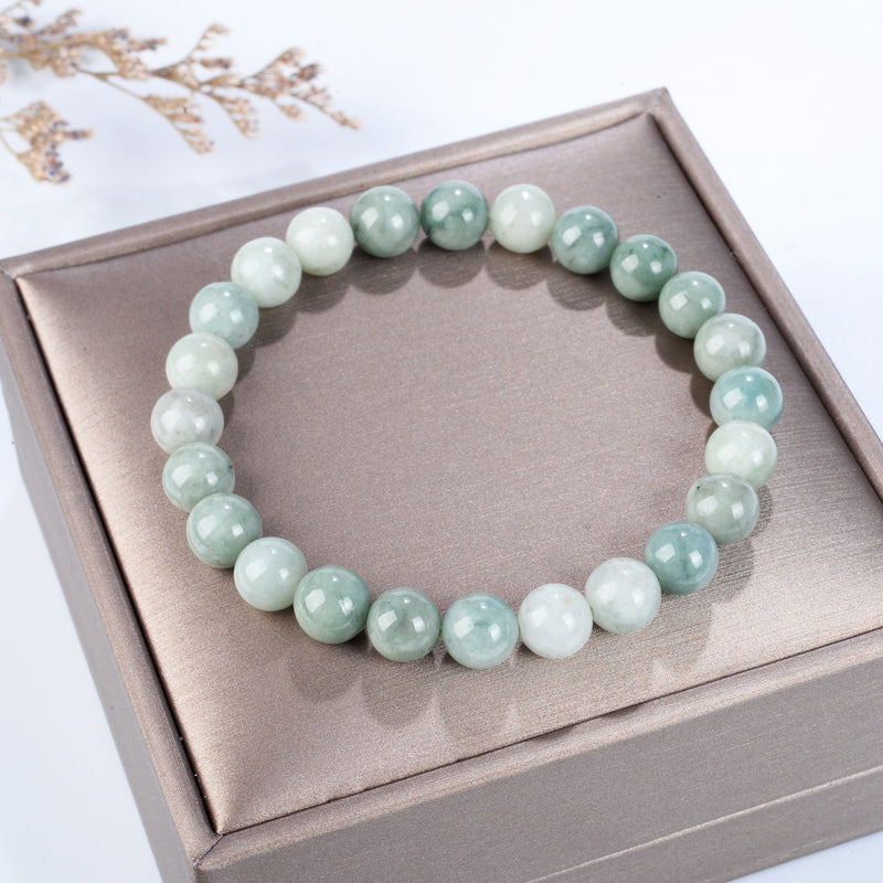 Stretch Bracelet | 8mm Beads (Burma Jade)
