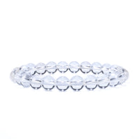 Cherry Tree Collection | Stretch Bracelet | 8mm Beads (Clear Quartz)
