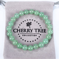 Stretch Bracelet | 8mm Beads (Green Aventurine)