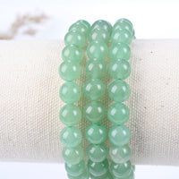 Stretch Bracelet | 8mm Beads (Green Aventurine)