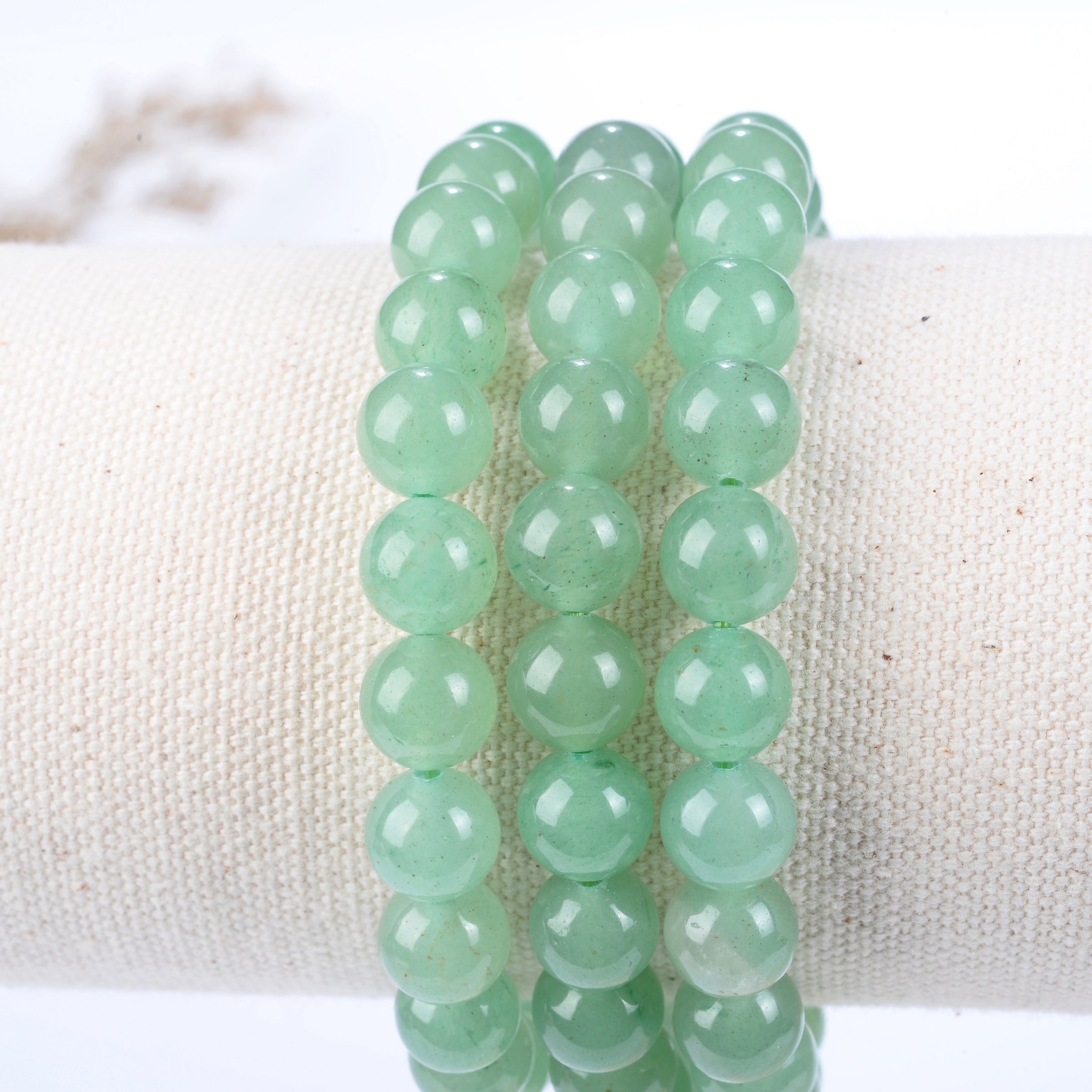Stretch Bracelet | 8mm Beads (Green Aventurine)
