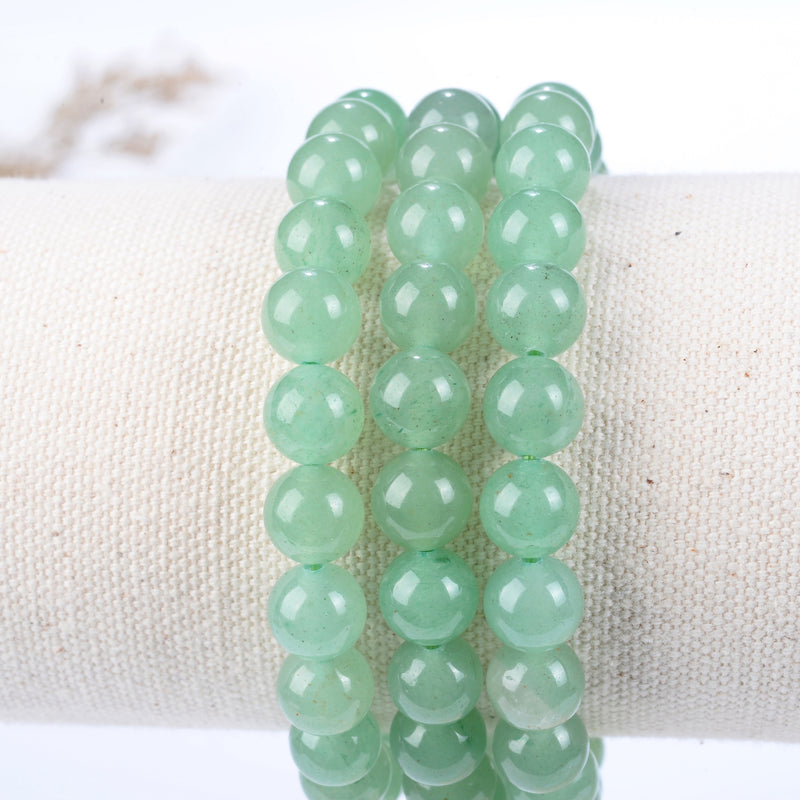 Stretch Bracelet | 8mm Beads (Green Aventurine)