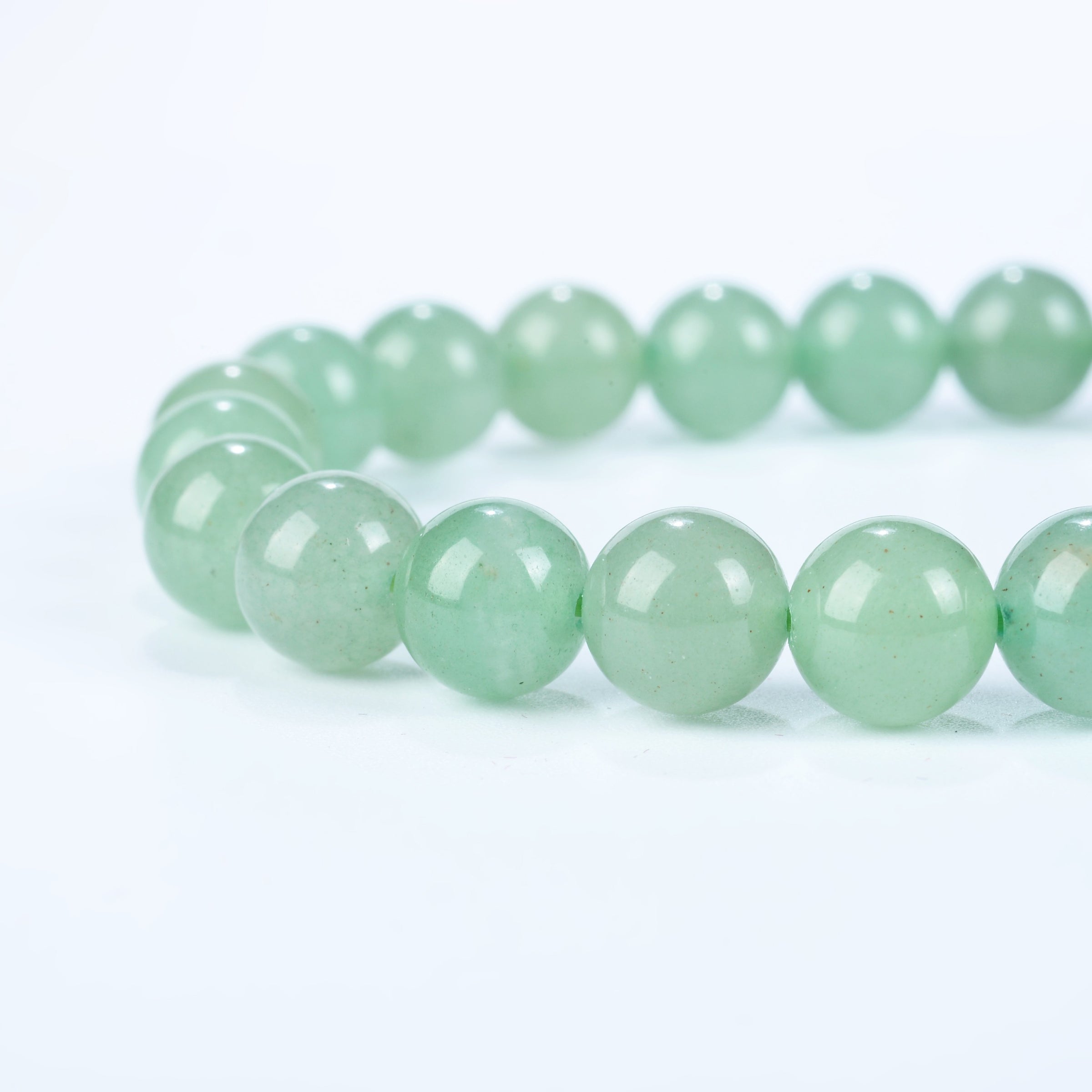 Stretch Bracelet | 8mm Beads (Green Aventurine)