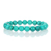 Cherry Tree Collection | Stretch Bracelet | 8mm Beads (Turquoise Howlite - Green)