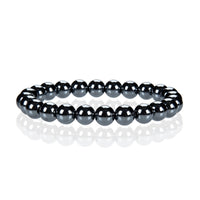 Cherry Tree Collection | Stretch Bracelet | 8mm Beads (Hematite)