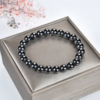 Stretch Bracelet | 8mm Beads (Hematite)