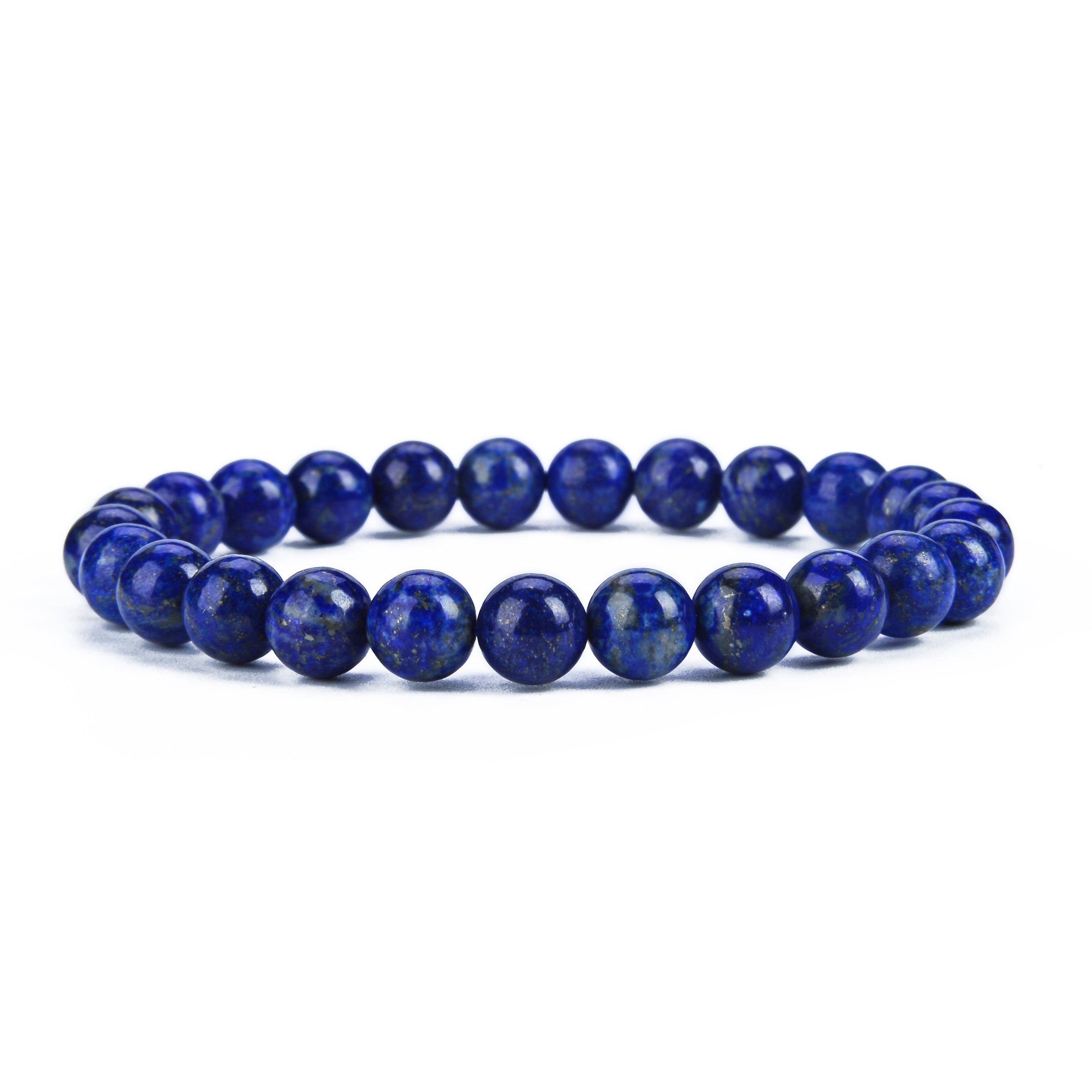 Stretch Bracelet | 8mm Beads (lapis) Small