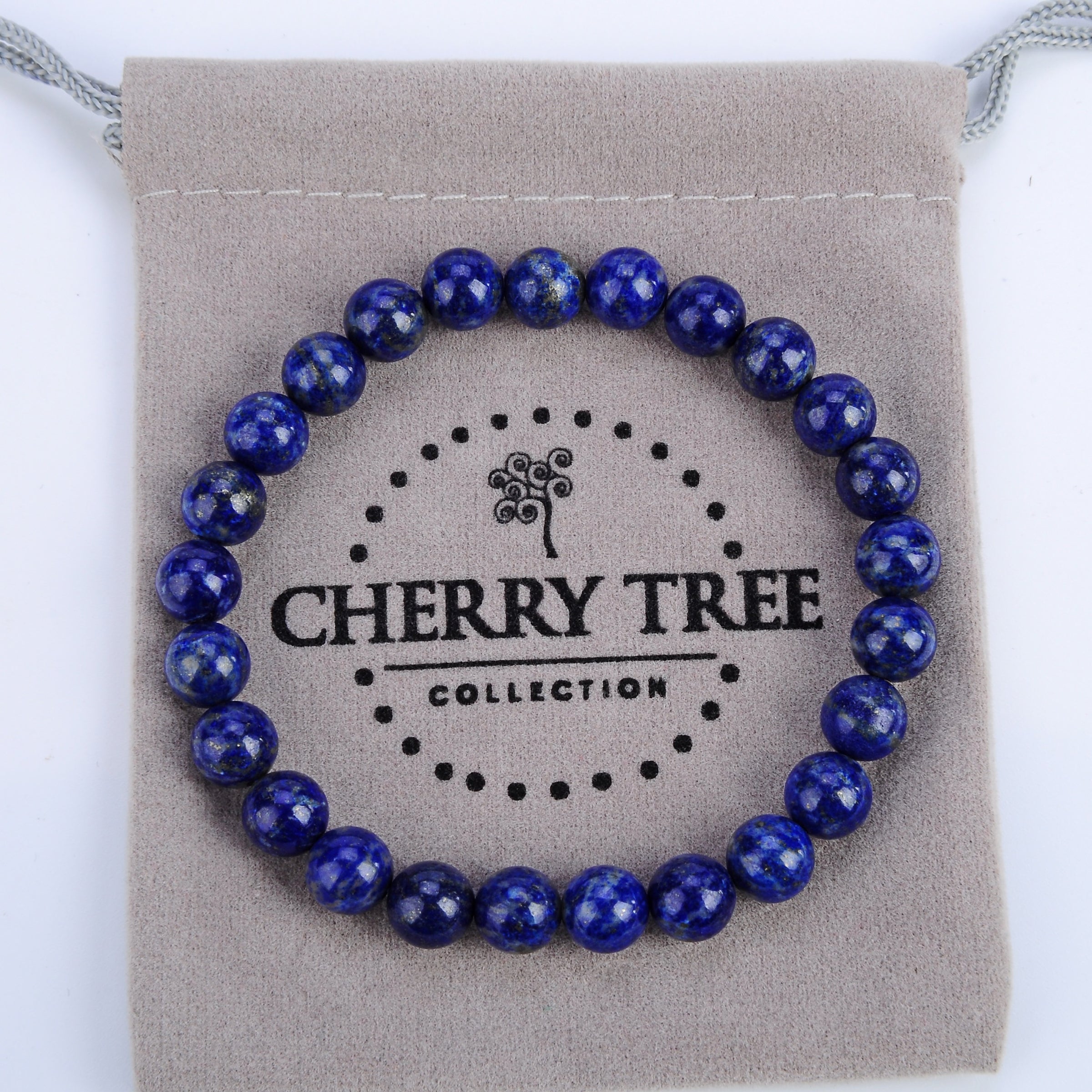 Stretch Bracelet | 8mm Beads (Lapis)
