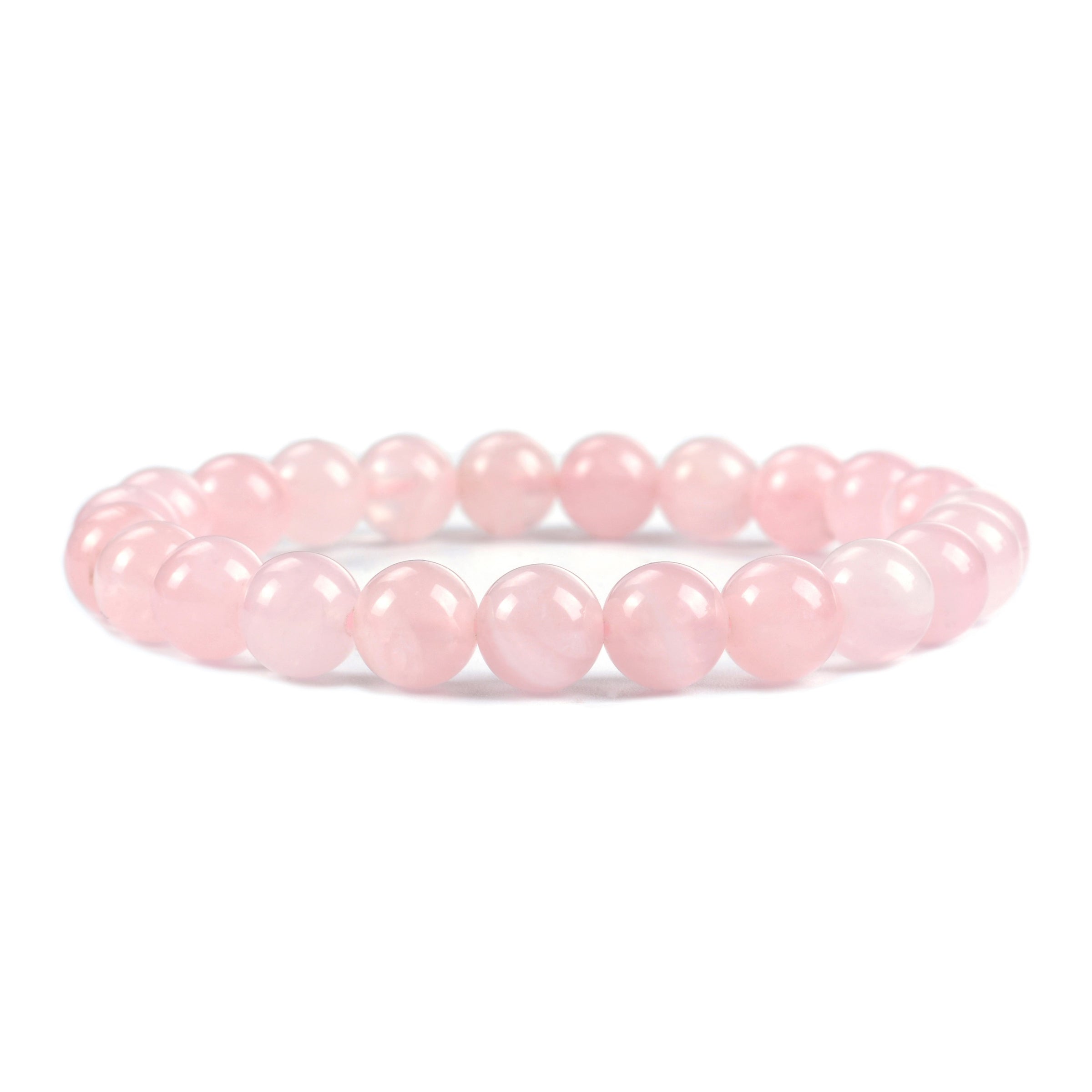 Cherry Tree Collection | Stretch Bracelet | 8mm Beads (Madagascar Rose Quartz)
