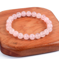 Stretch Bracelet | 8mm Beads (Madagascar Rose Quartz)