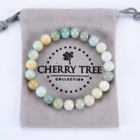 Stretch Bracelet | 8mm Beads (Amazonite Multi-Color)