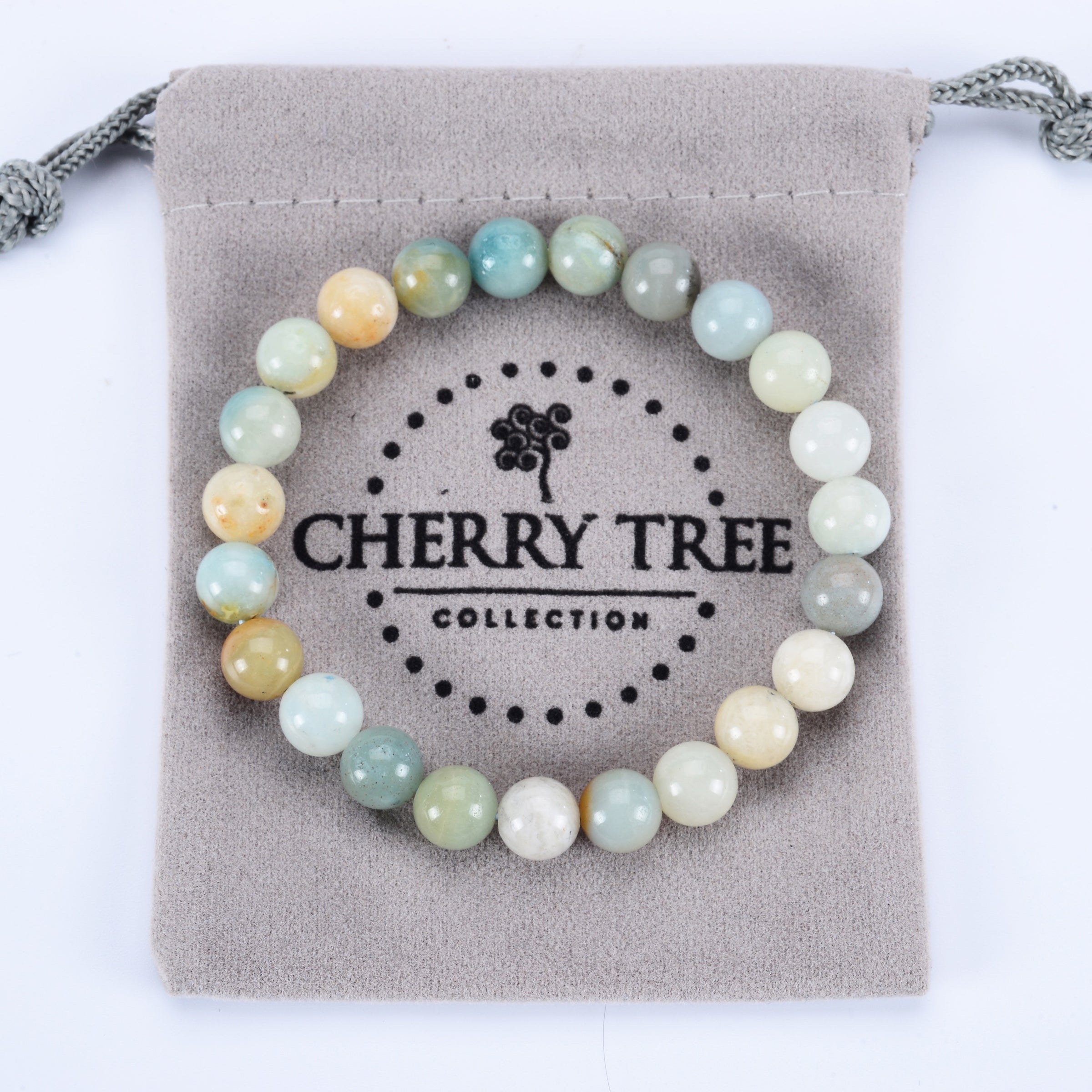 Stretch Bracelet | 8mm Beads (Amazonite Multi-Color)