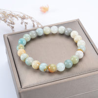 Stretch Bracelet | 8mm Beads (Amazonite Multi-Color)